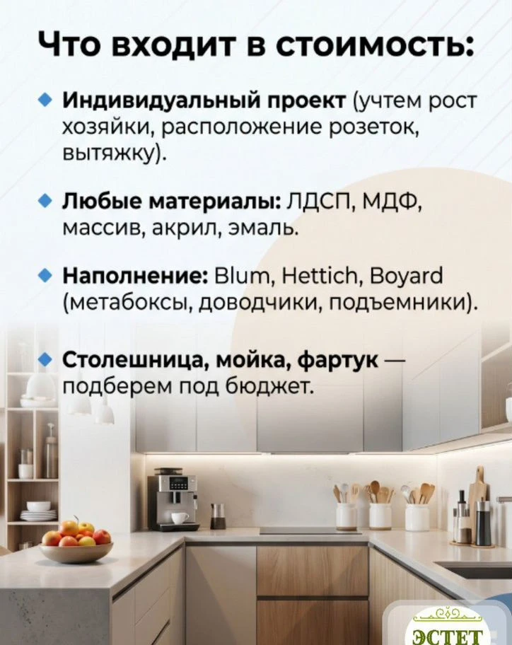 Кухня на заказ в рассрочку